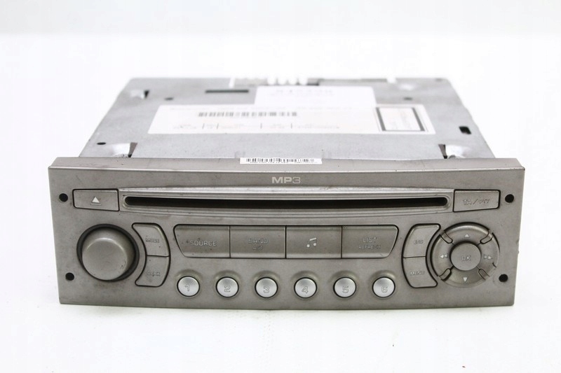 фото №1, Радио радиопроигрыватель cd mp3 9663080277 citroen c5 ii x7 iii 08-17