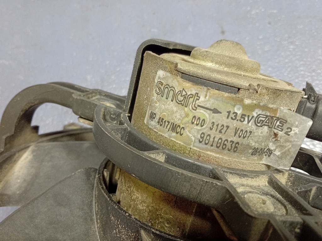 фото №5, Smart fortwo i w450 0.6 61km вентилятор вентилятор intrecoolera 0003127v007