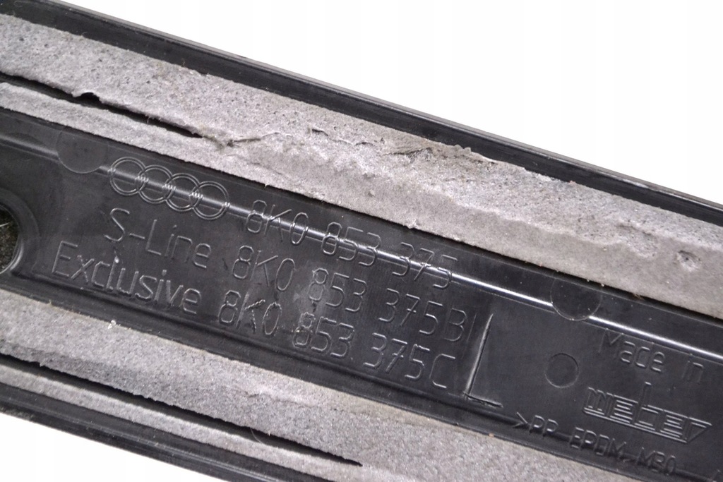 фото №5, Audi a4 s4 b8 8k 2014 правая сторона молдинг порог задняя