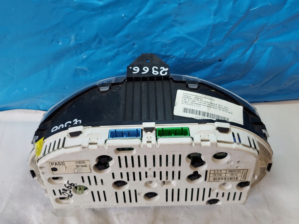 фото №8, Лічильник приладова панель honda civic viii 1.6 b hr0291101