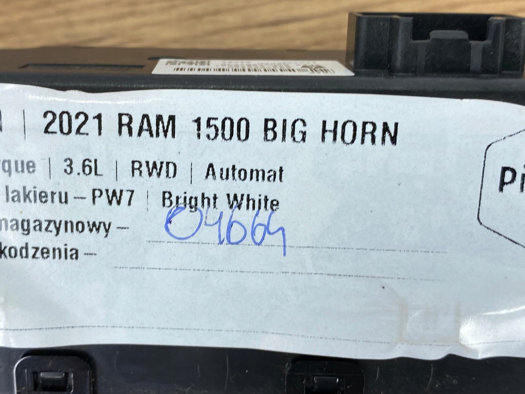 фото №6, Панель керування dodge ram 1500 2019+