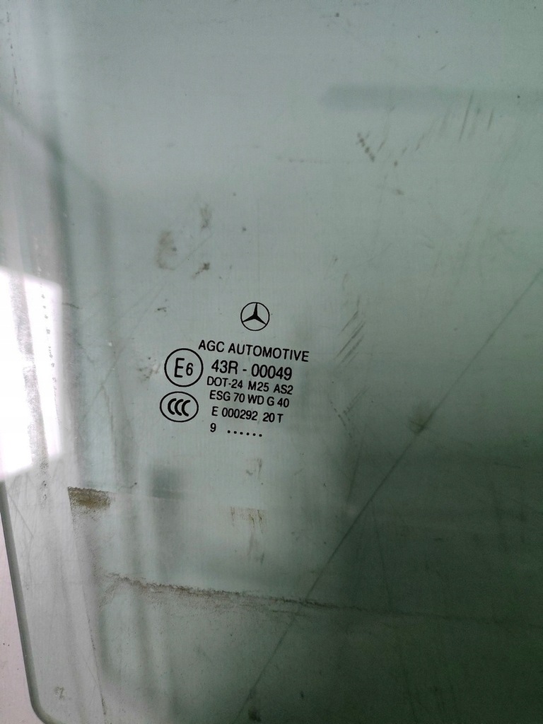 фото №5, Mercedes glk стекло дверь правый перед