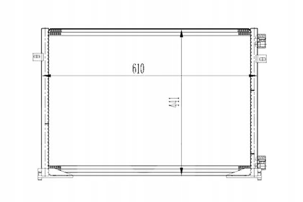 фото №2, Конденсатор кондиціонера opel vivaro 08/01-08/06 / r