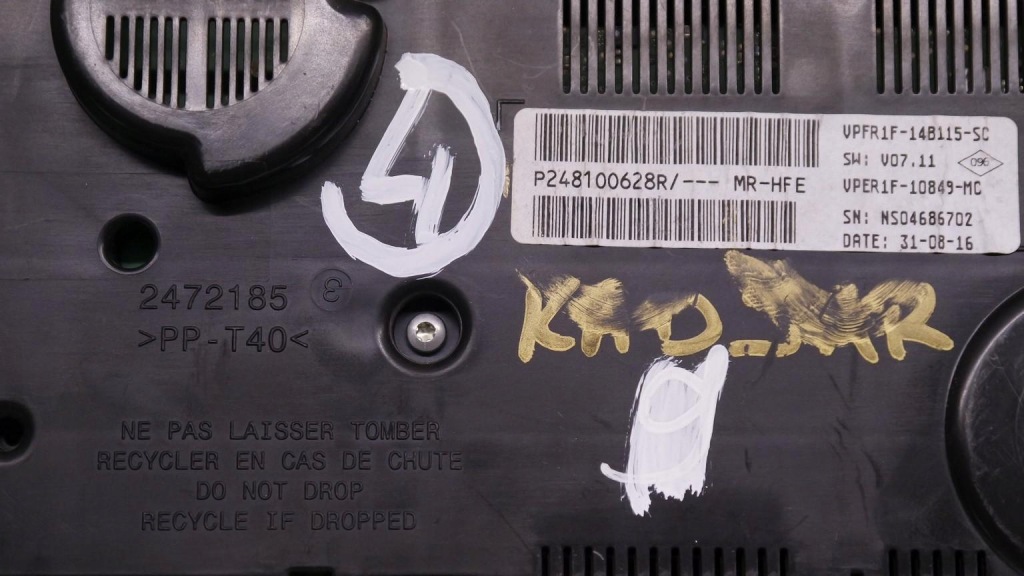 фото №4, Счетчик приборы renault kadjar