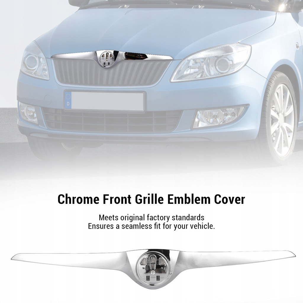 фото №10, Передній решітка радіатора решітка радіатора хром trim 5j0853633a stylowe хром передня частина p3