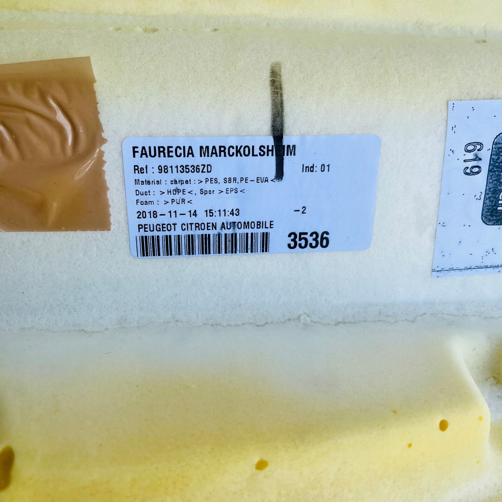 фото №5, Обшивка підлога правий перед peugeot 3008 ii