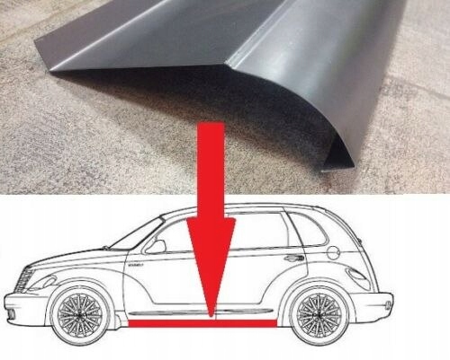 фото №1, Поріг chrysler pt cruiser 2000-2010 пороги з листи