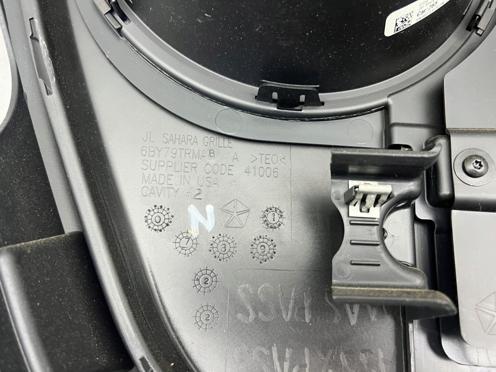 фото №9, Jeep wrangler iv jl sahara решітка радіатора решітка радіатора бампера передній перед n 17-