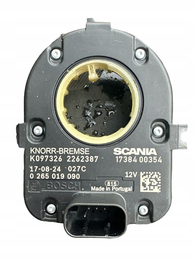фото №1, Датчик kąta повороту scania r s ntg 2262387 стрічка справна