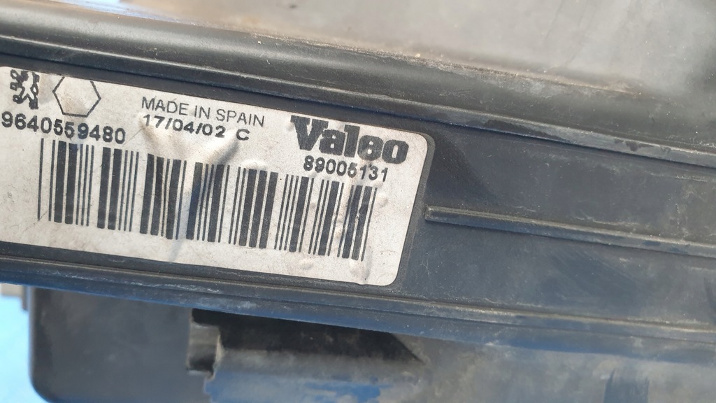 фото №6, Peugeot 206 kombi лампа передняя перед правая левая