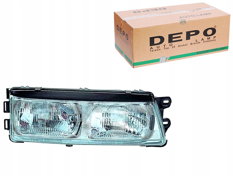 фото №8, Фара лампа правий mitsubishi galant 87-93