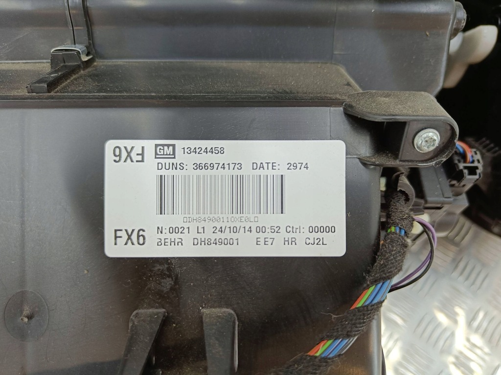 фото №8, Opel zafira c 2015 отопитель / комплект