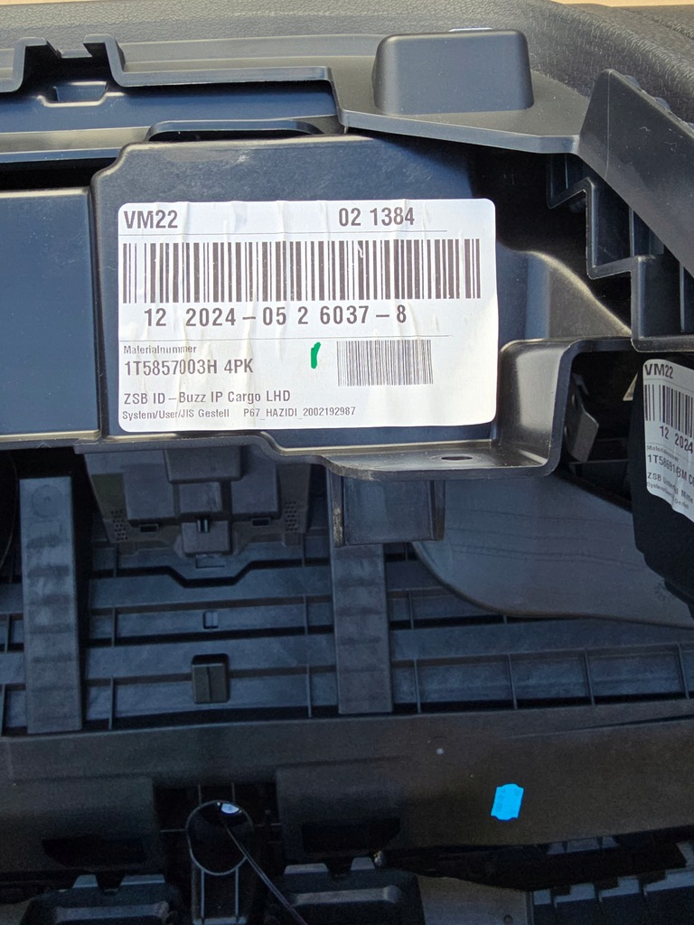 фото №14, Vw id buzz приборная панель приборная панель приборная консоль 1t5857003h оригинал air bag