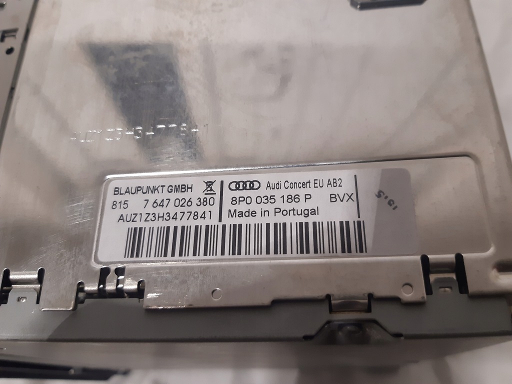 фото №2, Audi a3 8p 8p0035186p радіо cd concert