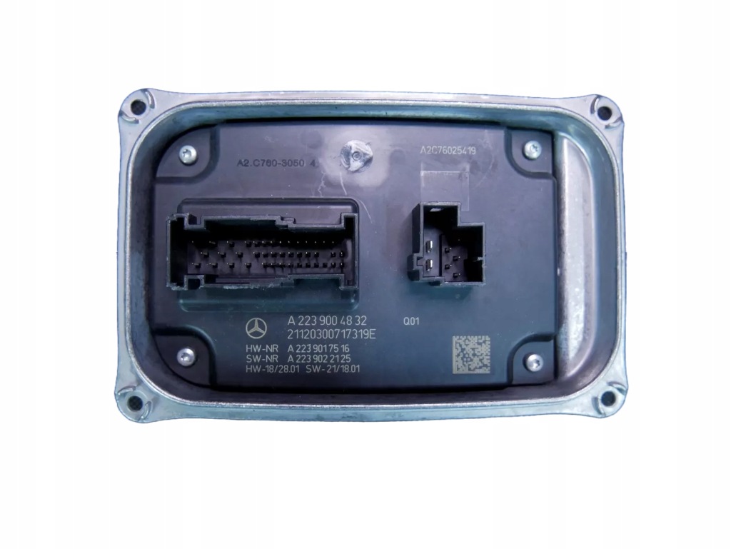 фото №1, Mercedes w223 преобразователь модуль led a2239004832