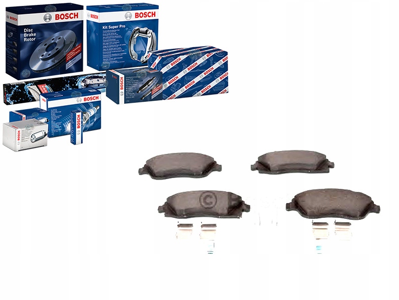 Купити Комплект гальмівних колодок гальмівних bosch 1605974 1605081