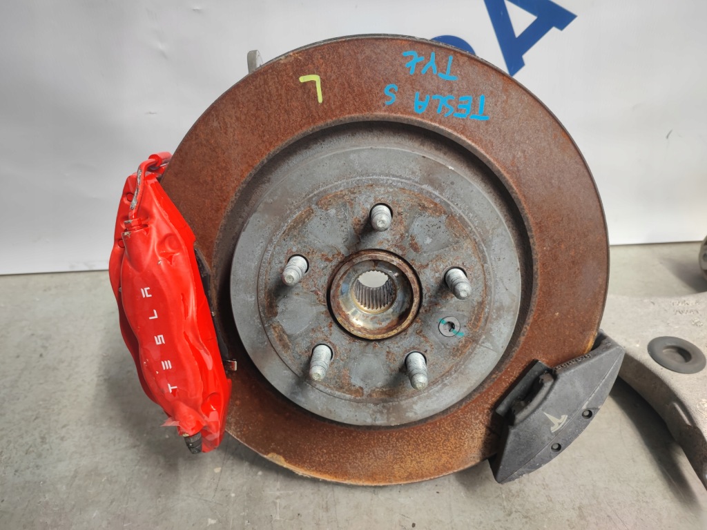 Подвеска поворотный кулак задняя левая приводной вал рычаг амортизатор левый задний  tesla s Цена