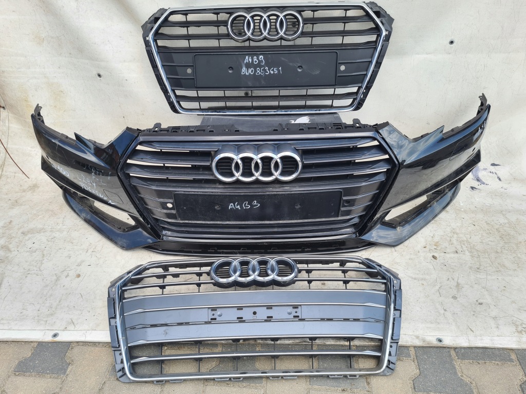 фото №1, Бампер перед kompletny audi a4 b9 s-line pdc spr