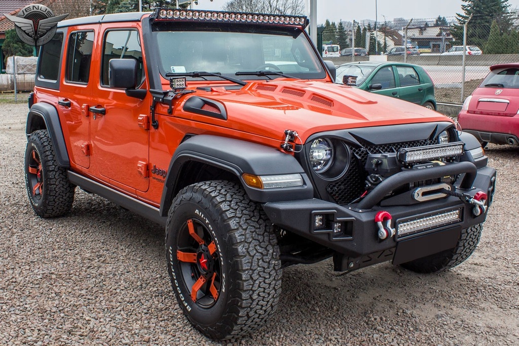 фото №10, Бампер передній сталевий lp jeep wrangler jk jl gladiator jt 2007-2025 led