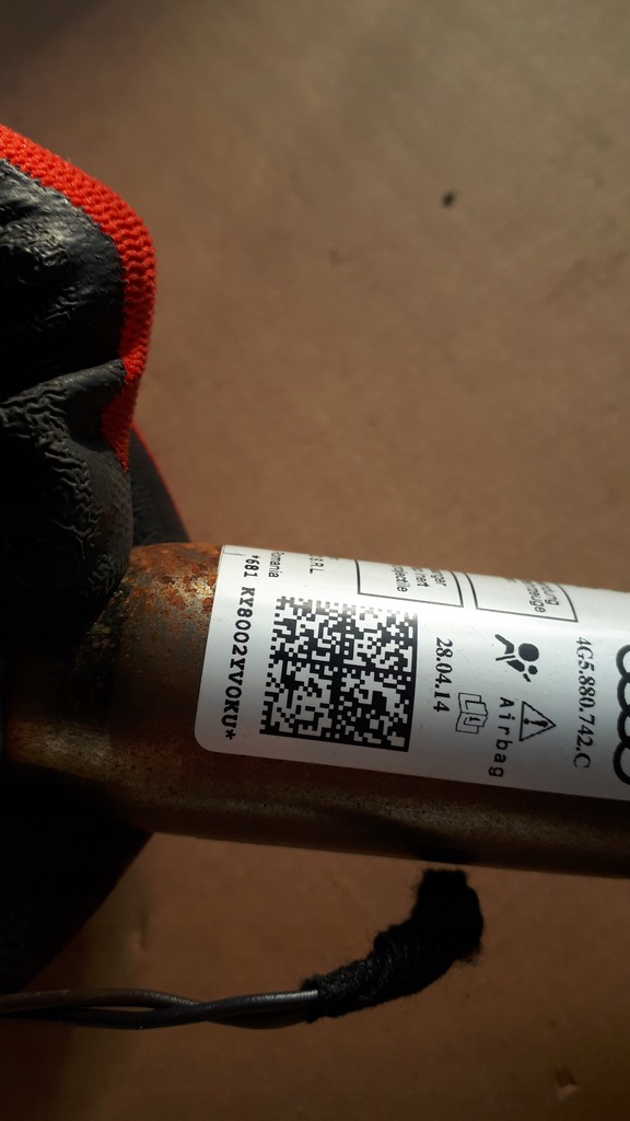 фото №9, A6 c7 4g шторка безопасности подушка безопасности правая sedan 4g5880742c