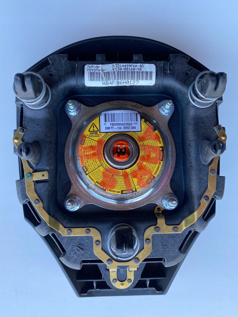 фото №4, Подушка водія подушка безпеки toyota yaris ii