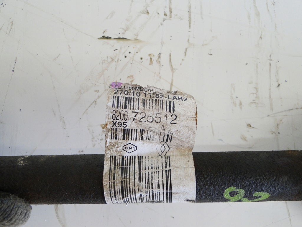 фото №4, Renault scenic iii 1.9dci приводной вал левый перед