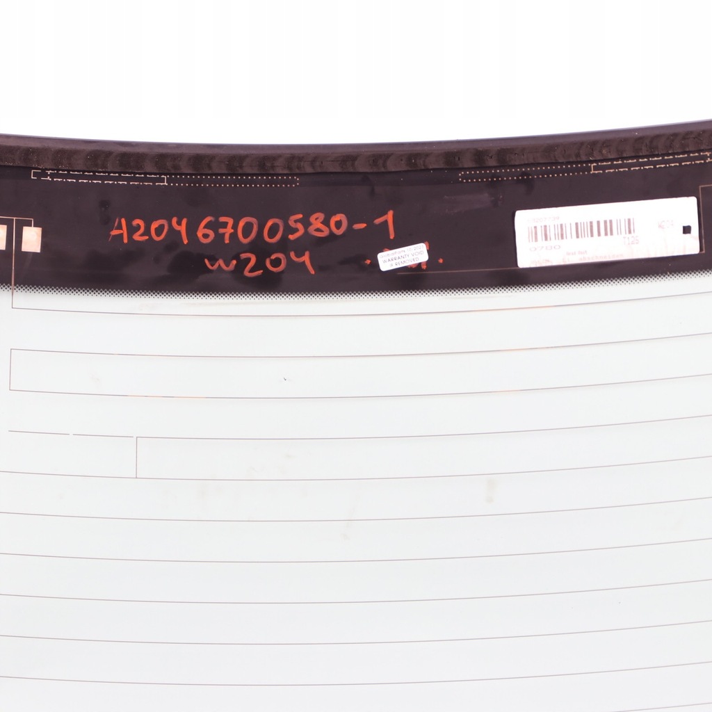 фото №12, Mercedes w204 скло задня as2 зелений