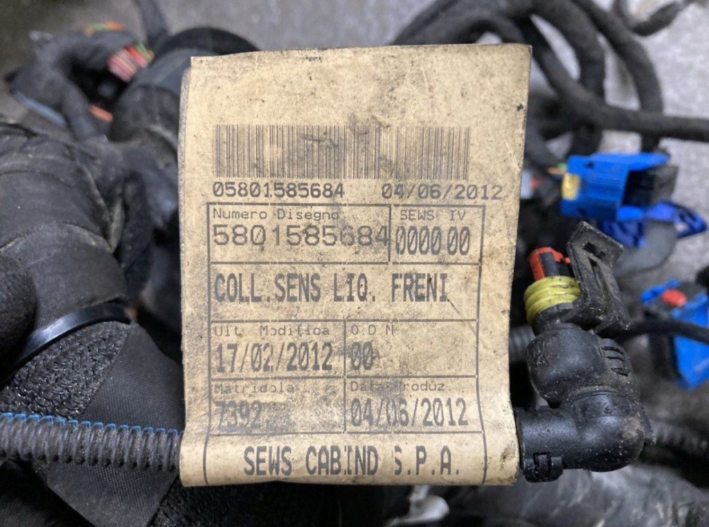 Джгут двигуна iveco daily 4th gen 5801393356 Недорого