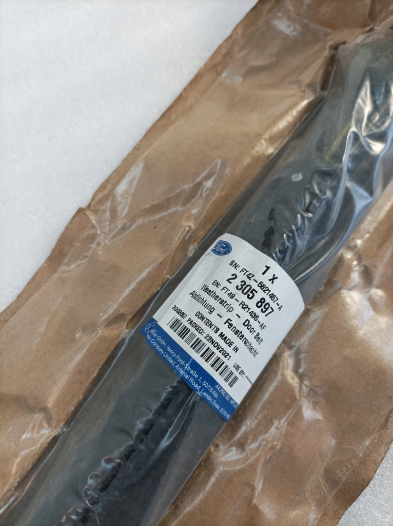 фото №2, Ford edge прокладка дверь левая перед