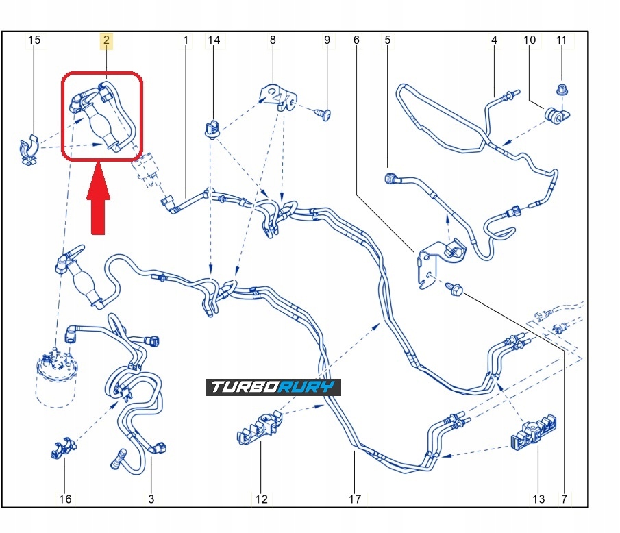 фото №7, Шланг пального renault grand kangoo ii 1.5 dci