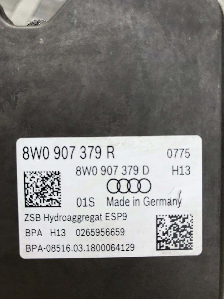 фото №5, Насос abs audi a4 b9 a5 8w premium acc dopis