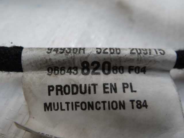 фото №6, Peugeot 3008 i электропроводка антенна крыша 9664382080