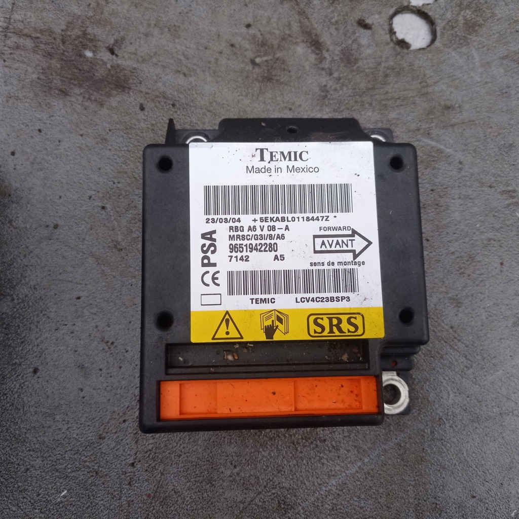 фото №1, Датчик подушка безопасности citroen c2 9651942280