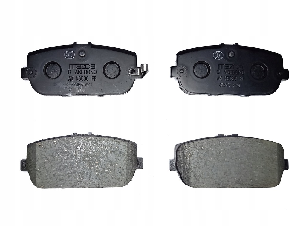 фото №1, Оригинальные тормозные колодки тормозные задние mazda mx-5 nd