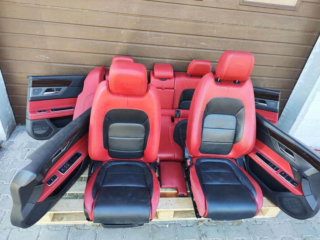 фото №10, Сиденья заднее сиденье обшивки кожа jaguar xf s x260