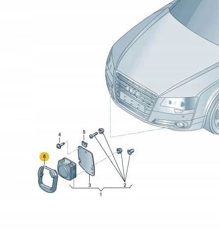 фото №15, Захист радара рамка радара distronic audi a6 a7