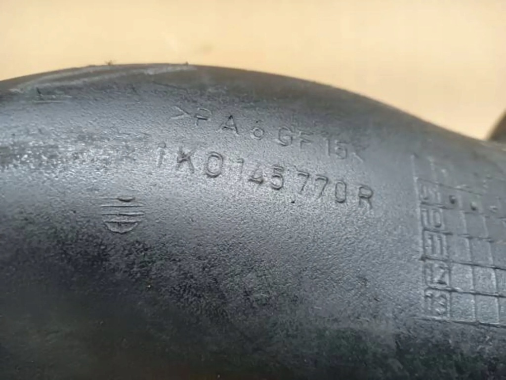 фото №3, Vw golf vi 1.4 tsi труба інтеркулер 1k0145770r