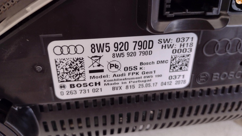 фото №8, Audi a4 8w счетчик digital виртуальный 8w5920790d