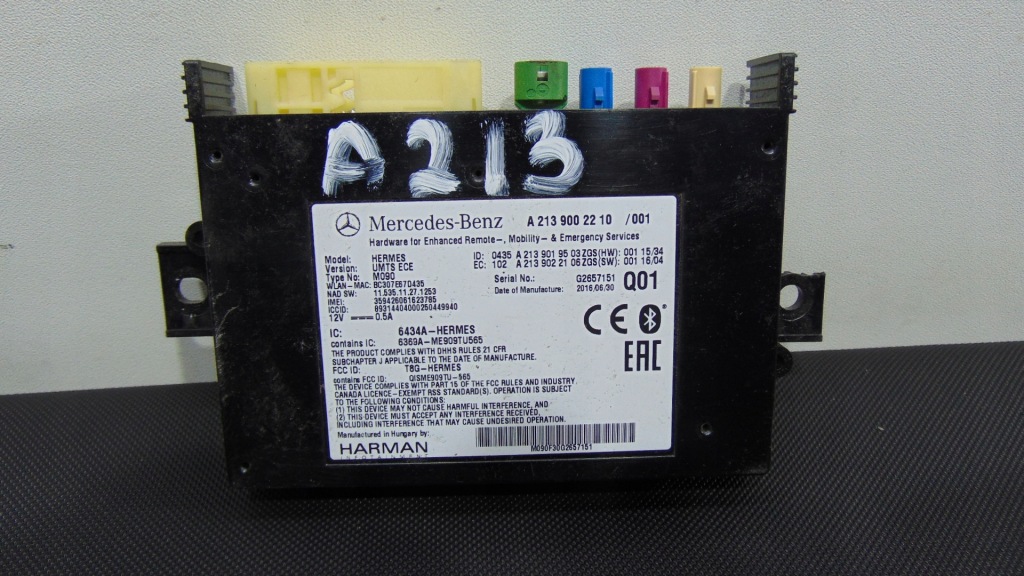 фото №1, Модуль telematic mercedes e-klasa w213 a2139002210