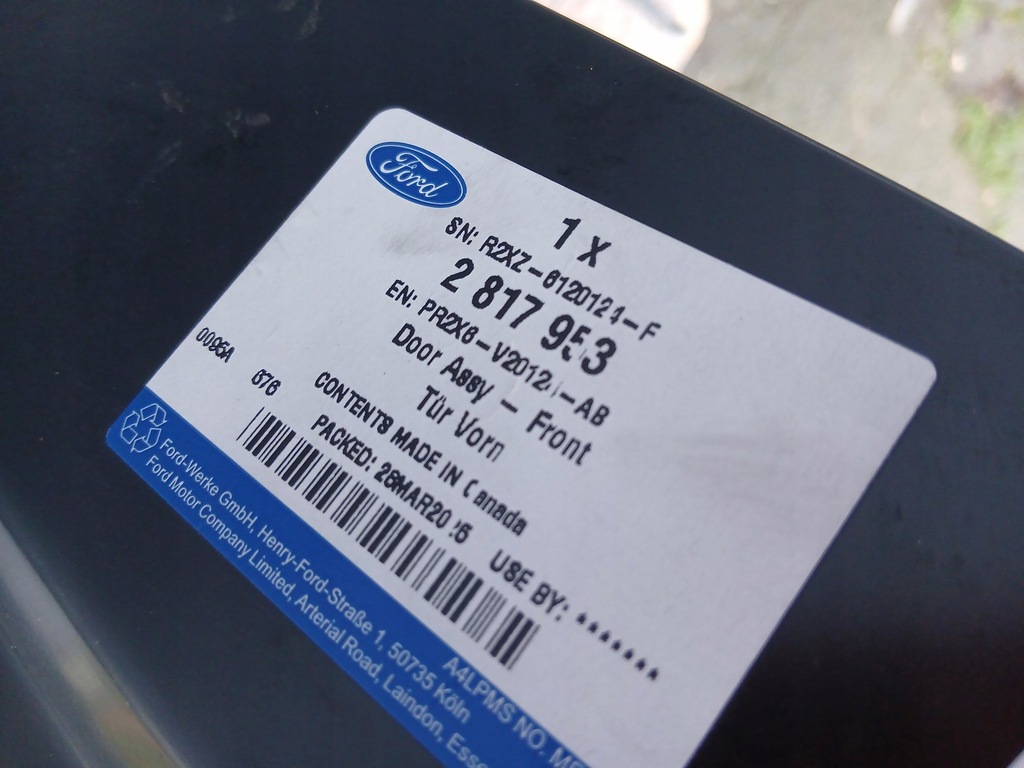 фото №9, Ford transit courier mk3 23- дверь правое перед передние oryg