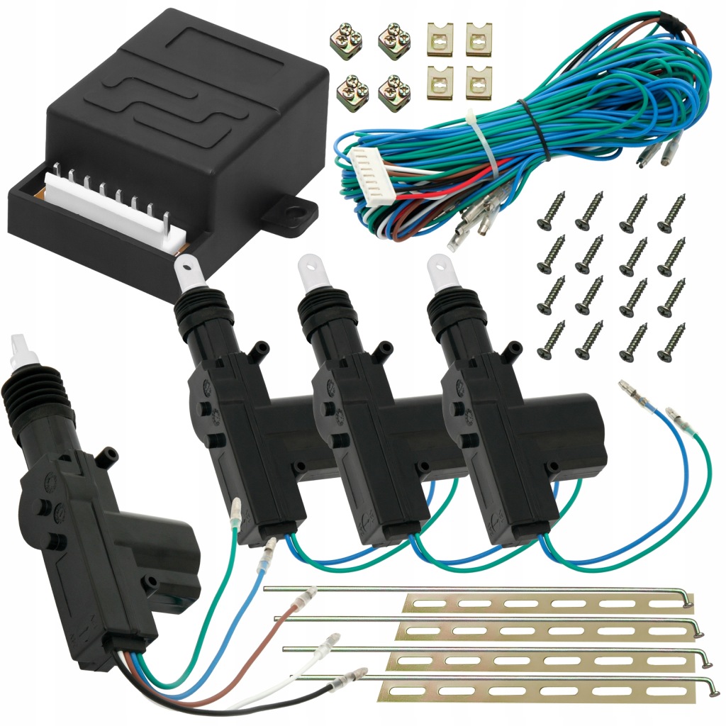 фото №1, Набор универсальный замок центральный slave master 4 дверь блок управления оборудование