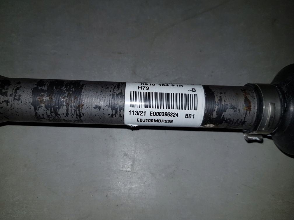 Приводной вал приводная левая r captur 1.2tce 391016491r Оригинал