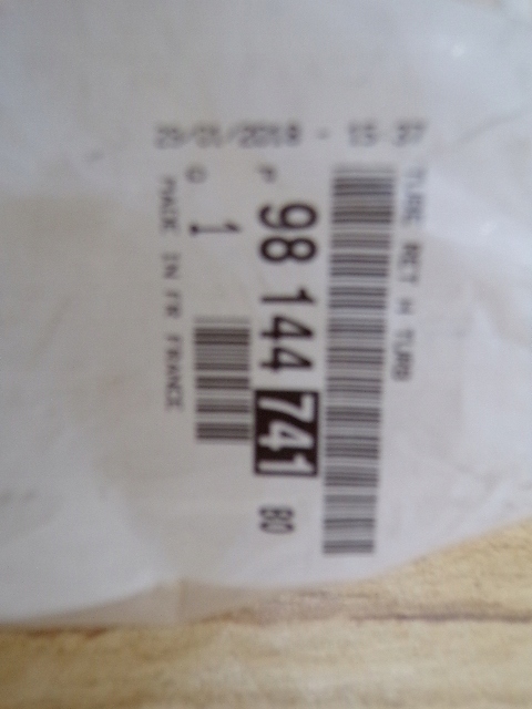 фото №5, Оригинальный номер peugeot 9814474180 шланг масляный турбонагнетателя