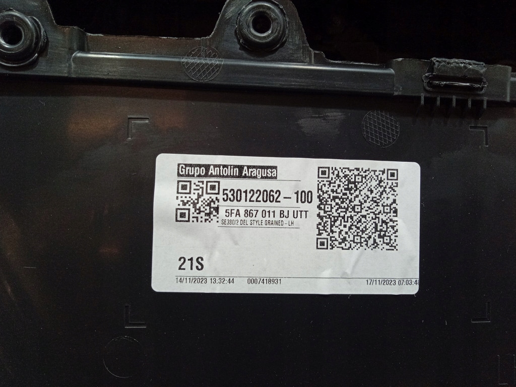 фото №5, Seat leon iv 4 20- оббивка двері перед ліва обшивка eu 5fa867011bj