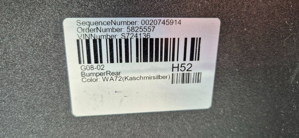 фото №16, Bmw ix3 g08 lift lci 21-24 m-pakiet бампер задня org