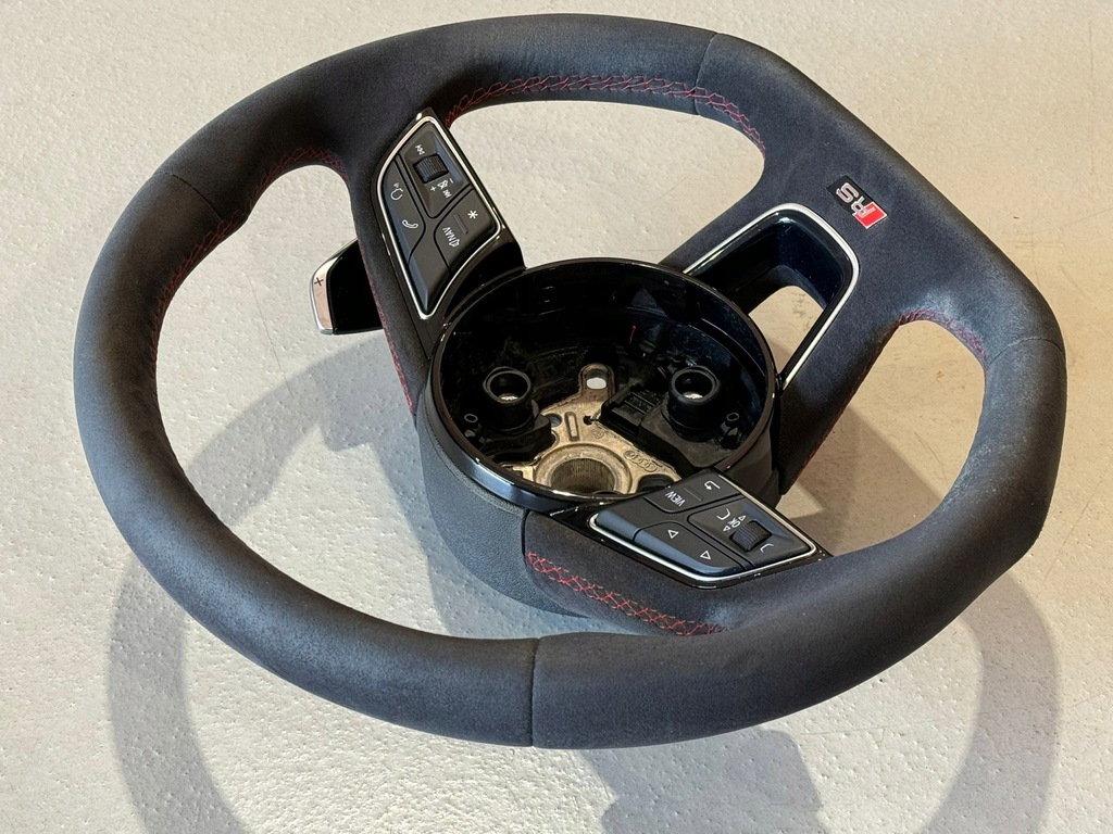 фото №6, Audi rs5 rs4 8w f5 повітропровід alcantara мультифункція пелюстки перемикання ручка