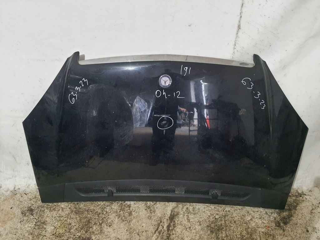 фото №1, Mercedes a-klasa w169 04-12 капот 191