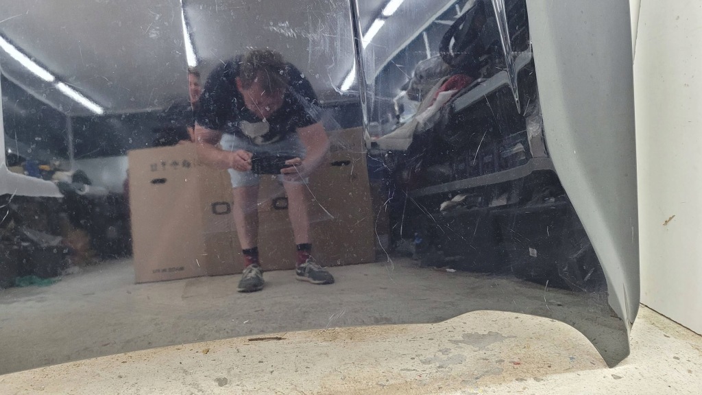 Ford mustang vi 6 рестайлинг  18- капот крышка двигателя перед передняя fv с Разборки