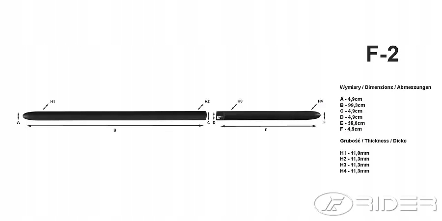 фото №10, Dacia duster ii 2017- накладки боковой