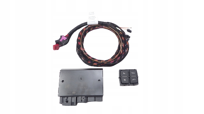 фото №1, Nowa жгут + оригинальный новый модуль фаркоп audi q7 4m0 + кнопка